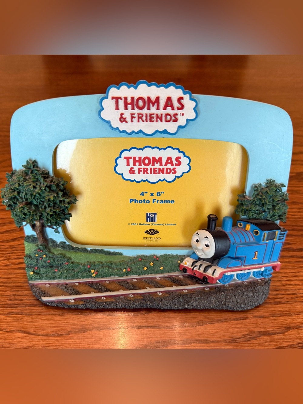 Thomas & Friends Blue Resin Train 4x6 Photo Frame